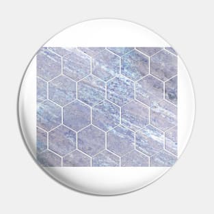 Botanico Porpora - purple marble hexagons Pin