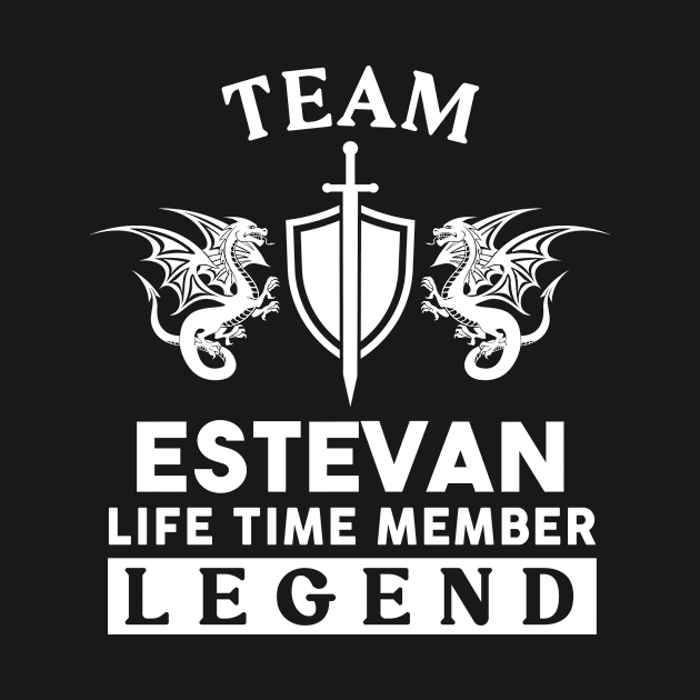 Estevan Name T Shirt - Estevan Life Time Member Legend Gift Item Tee by unendurableslemp118