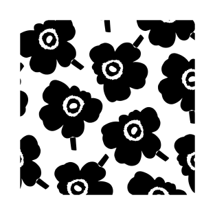 Black Flowers T-Shirt