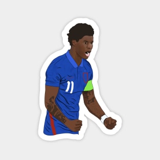 Marcus Rashford England Captain 100 Goals Magnet