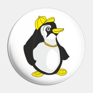 Cool penguin Pin