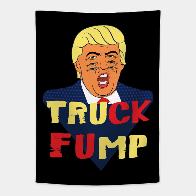 Truck Fump Tapestry by LanaBanana