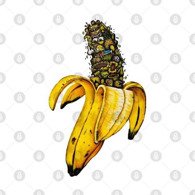 The Banana  Art by its Doodles