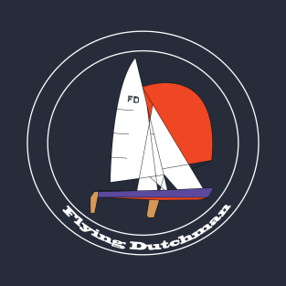 Flying Dutchman Sailboat T-Shirt