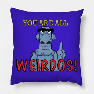 You are all weirdos! Pillow