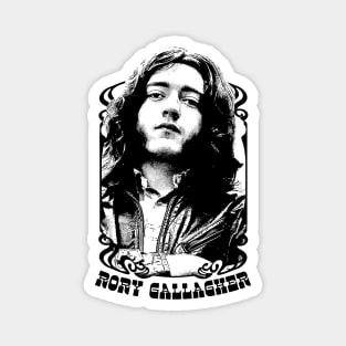 Rory Gallagher / Vintage Look Fanart Design Magnet