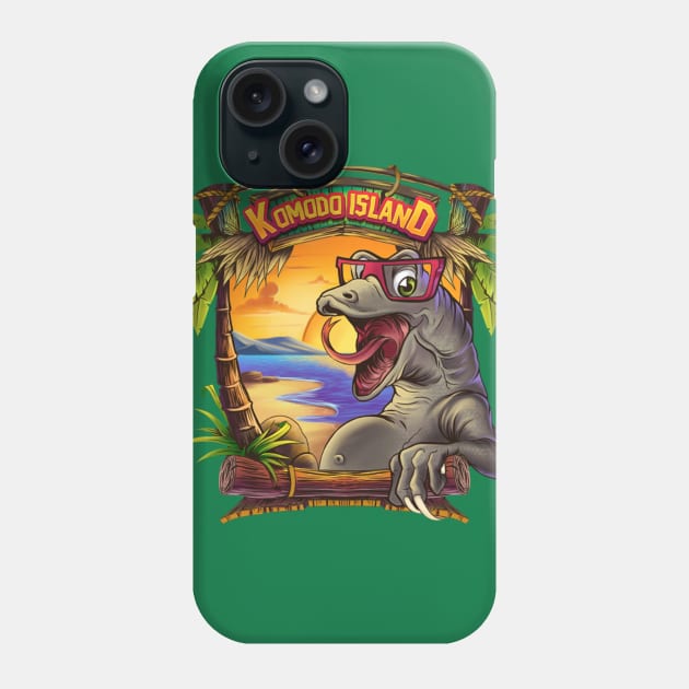 komodo island Phone Case by asleyshaw