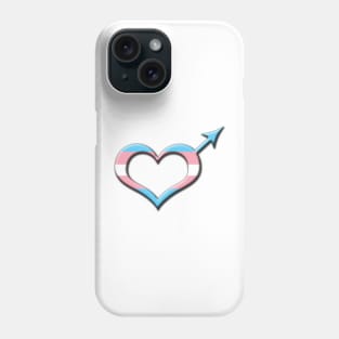 Heart-Shaped Transgender Pride Male Gender Symbol Phone Case