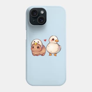 Bunny and Ducky Phone Case