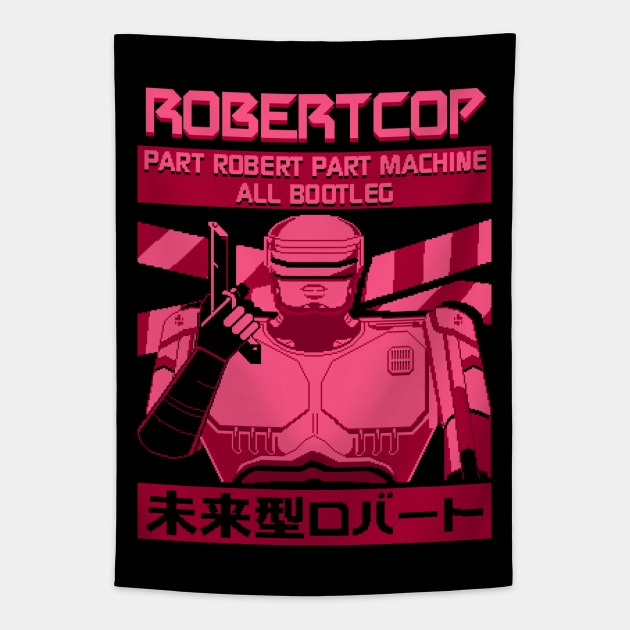 RobertCop Bootleg Crime Fighter Tapestry by Bootleg Factory