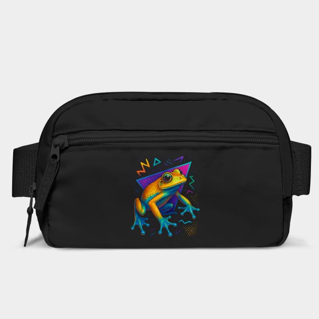 Retro Neon Emerald Eye Tree Frog by Reptiq's Store
