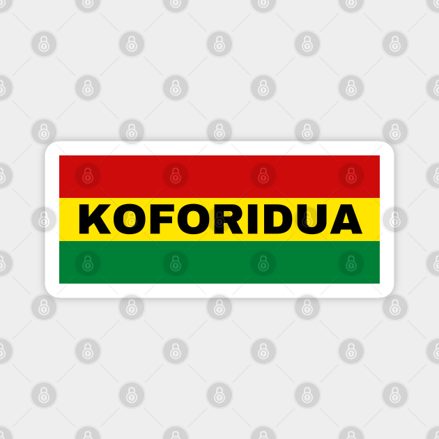Koforidua City in Ghana Flag Colors Ghana Flag TeePublic