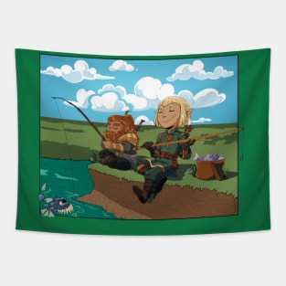 Lazy Day Fishing Tapestry