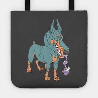 BLUE DOBERMAN Tote