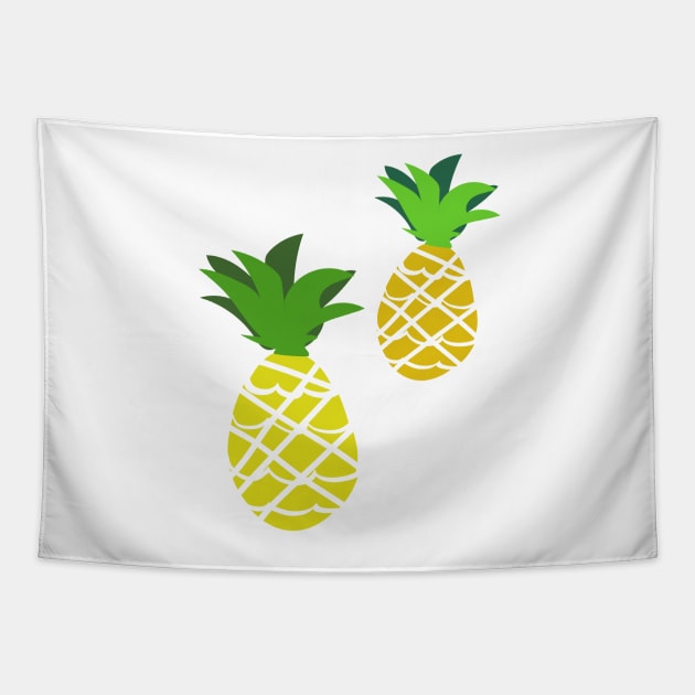 pineapple cute pineapple Tapestry by markatos