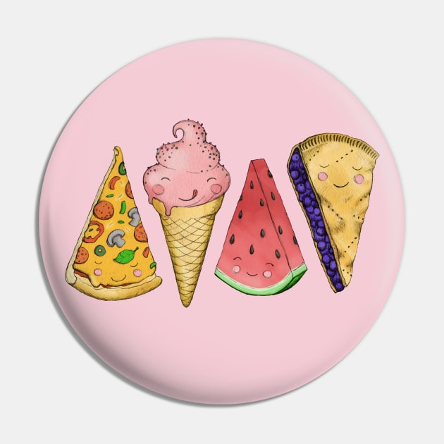Happy Picnic Triangles Pin by micklyn