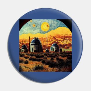 Starry Night in Mos Eisley Tatooine Pin