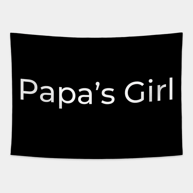 Papa's Girl Tapestry by LAMUS