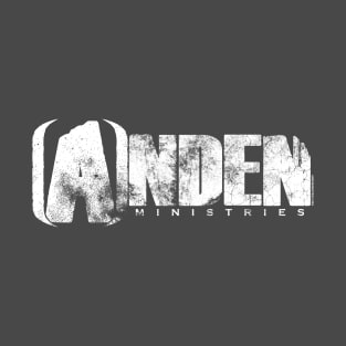 Anden Ministries White Ink Distressed T-Shirt