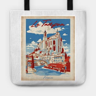 Le Tampon France Vintage Travel Poster Tourism Tote