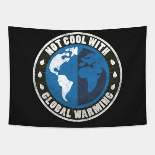 Not cool with global warming Tapestry