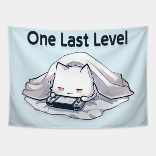 Cat One Last Level Tapestry