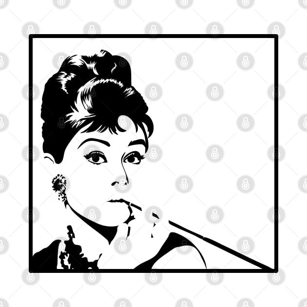 Audrey Hepburn by Randomart