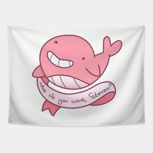 Pink Whale Dream Tapestry