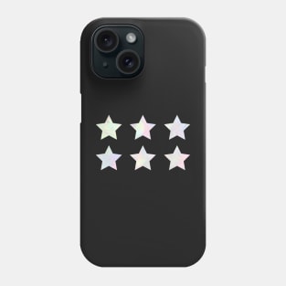 Iridescent star pattern Phone Case