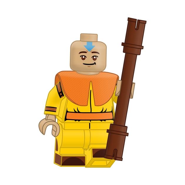 Lego Aang by ovofigures