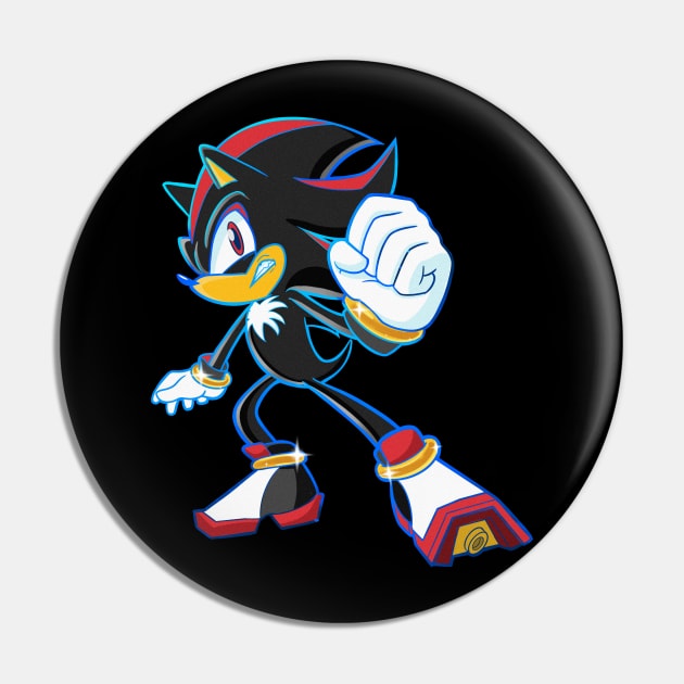 Shadow the Hedgehog Pin by SophieScruggs