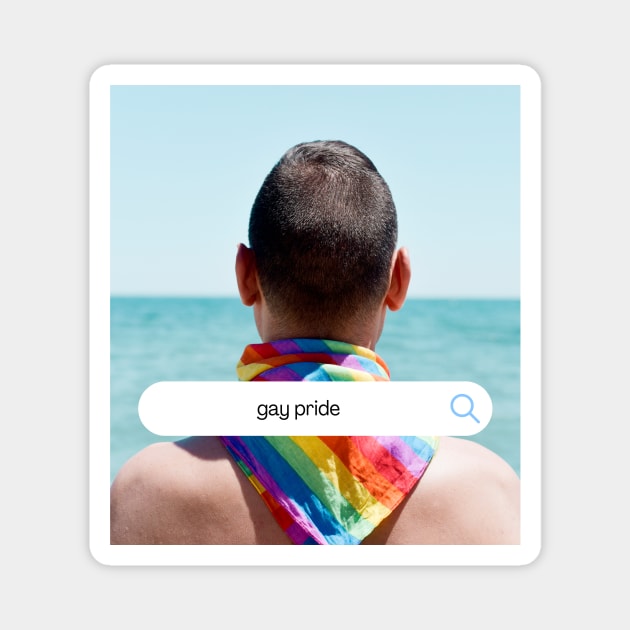 Gay Pride Magnet by François Belchior