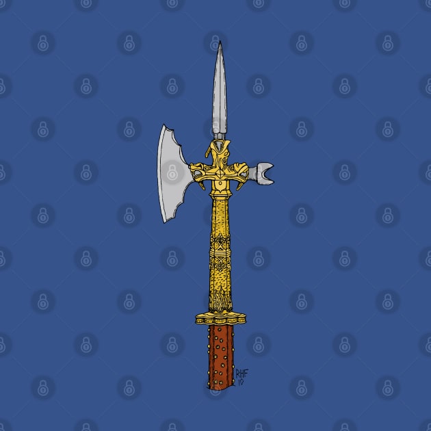 Poleaxe of Edward IV by AzureLionProductions