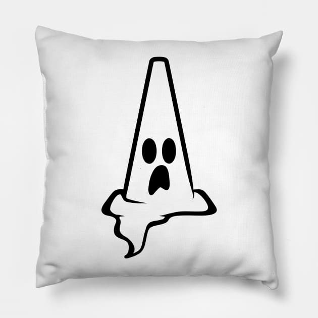 Ghost cone Pillow by hoddynoddy