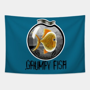 Grumpy Fish Tapestry