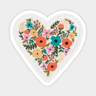 Floral Heart Magnet