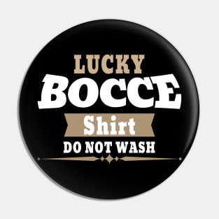 Lucky Bocce Pin