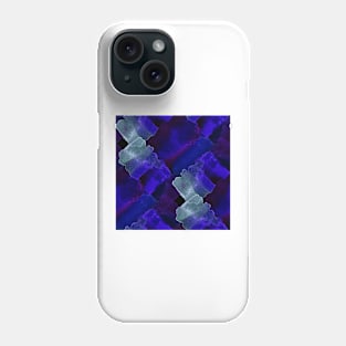 Watercolor chaotic shapes Phone Case