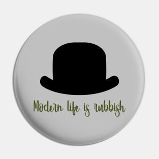 Modern Life Is Rubbish, green Pin