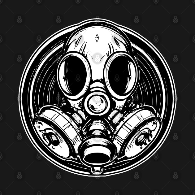 Tekno DJ Gasmask 23 Rave by T-Shirt Dealer