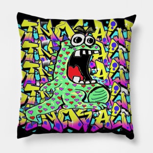 Dinosaur Sticker 77 By LowEndGraphics Pillow