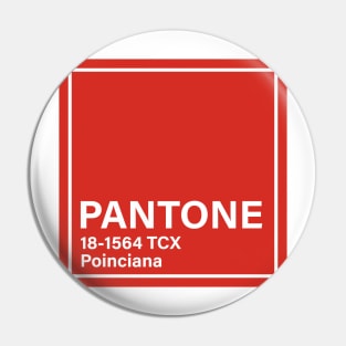 pantone 18-1564 TCX Poinciana Pin