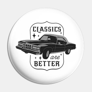 Classical car transport Pin