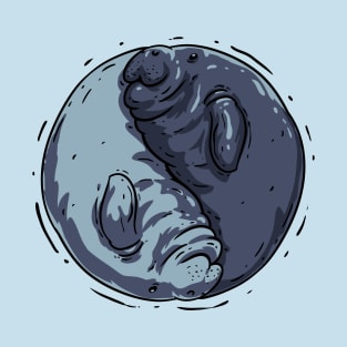 Manatee Yin and Yang T-Shirt