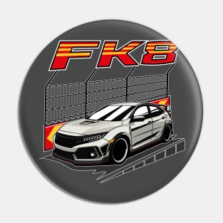 White civic type R FK8 Pin