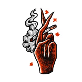 Smoking Hand T-Shirt