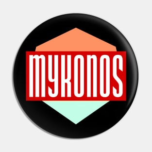 Mykonos Pin