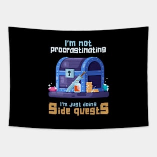 I’m Not Procrastinating, I’m Just Doing Side Quests Tapestry