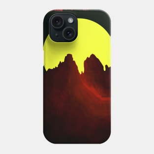 The bright yellow sun Phone Case