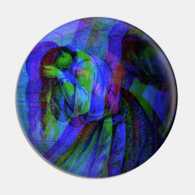 Bluegrl Engraving Glitch version Pin by chilangopride